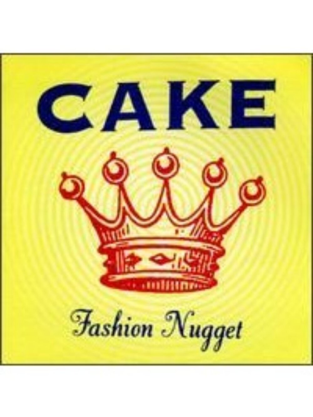 Cake "Fashion Nugget" CD Album 1996 Pop Rock Classic Tracks Including "The Dista